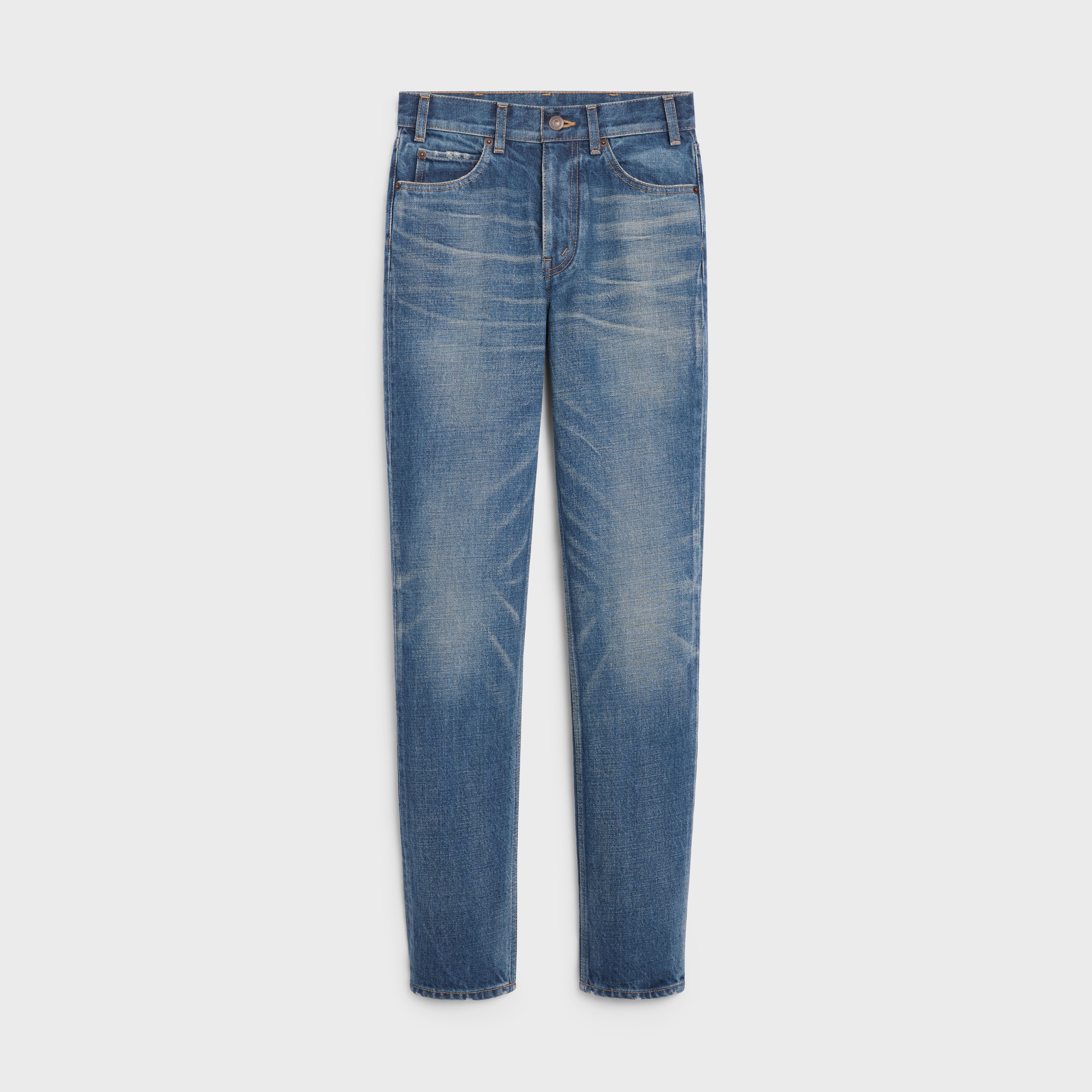 SLIM JEANS IN DARK UNION WASH DENIM - 1