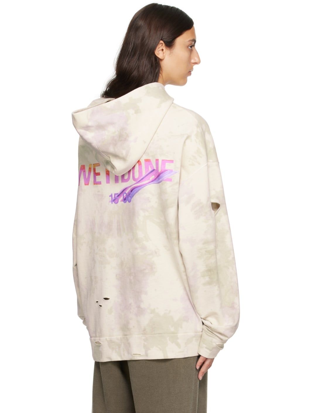 Off-White Distressed Hoodie - 3