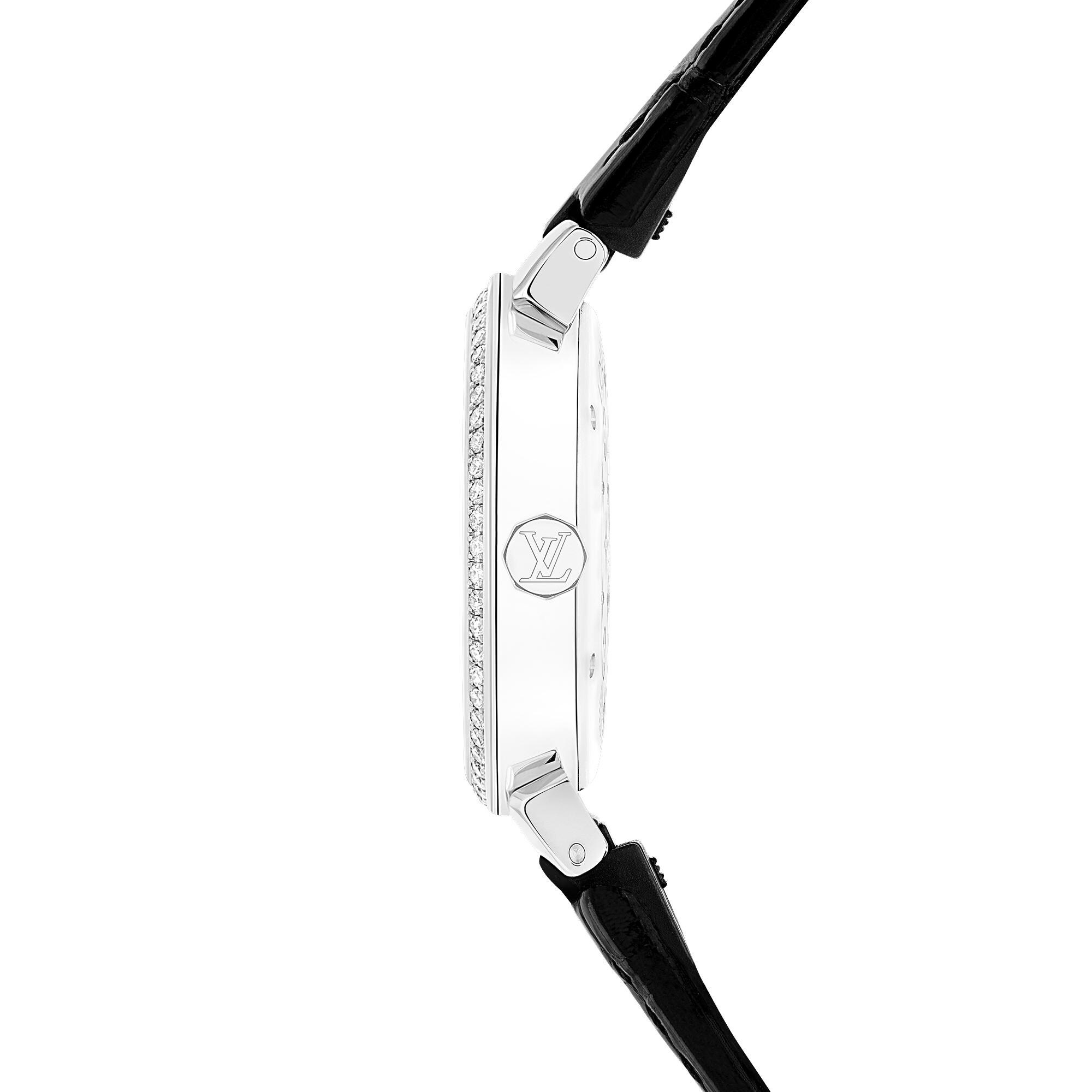 Tambour Slim Monogram Dentelle Black 28MM - 5