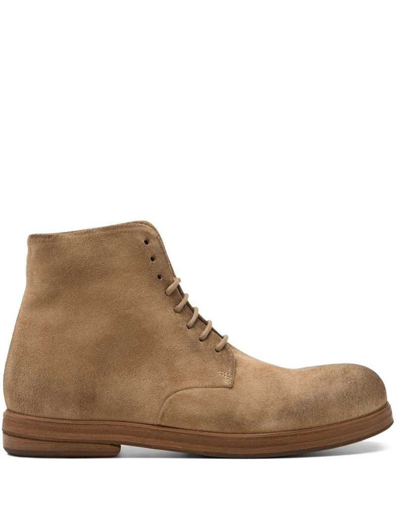 Zucca Zeppa lace-up suede boots 1
