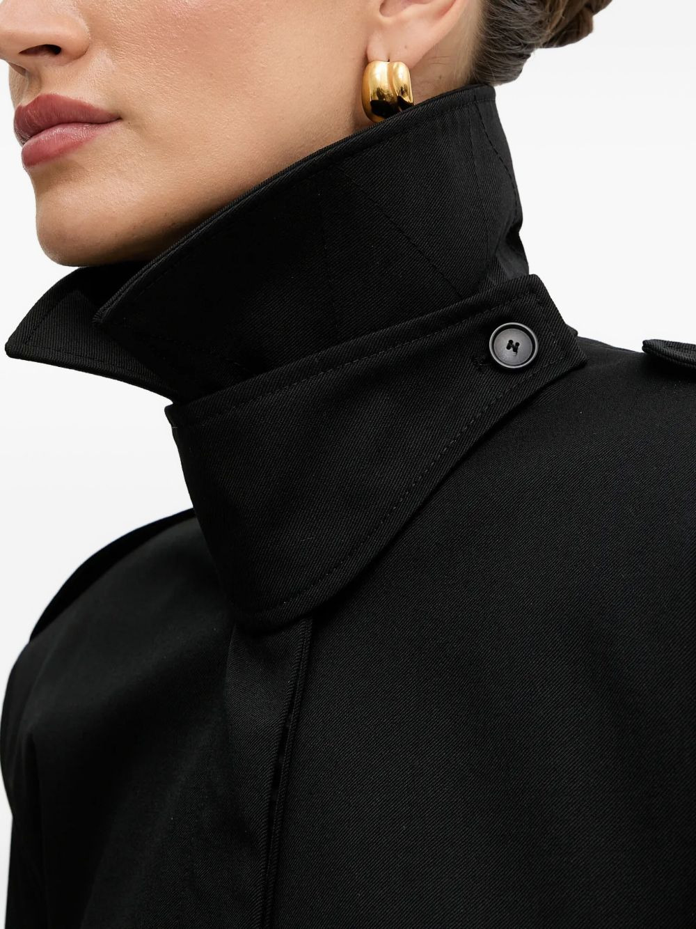 belted trench coat - 4