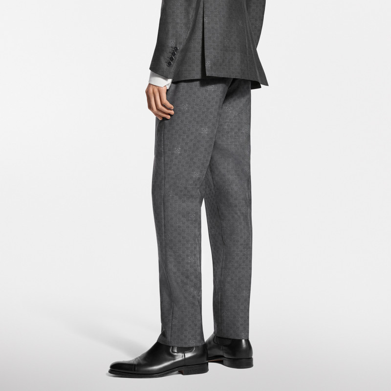Damier Jacquard Cigarette Pants 6