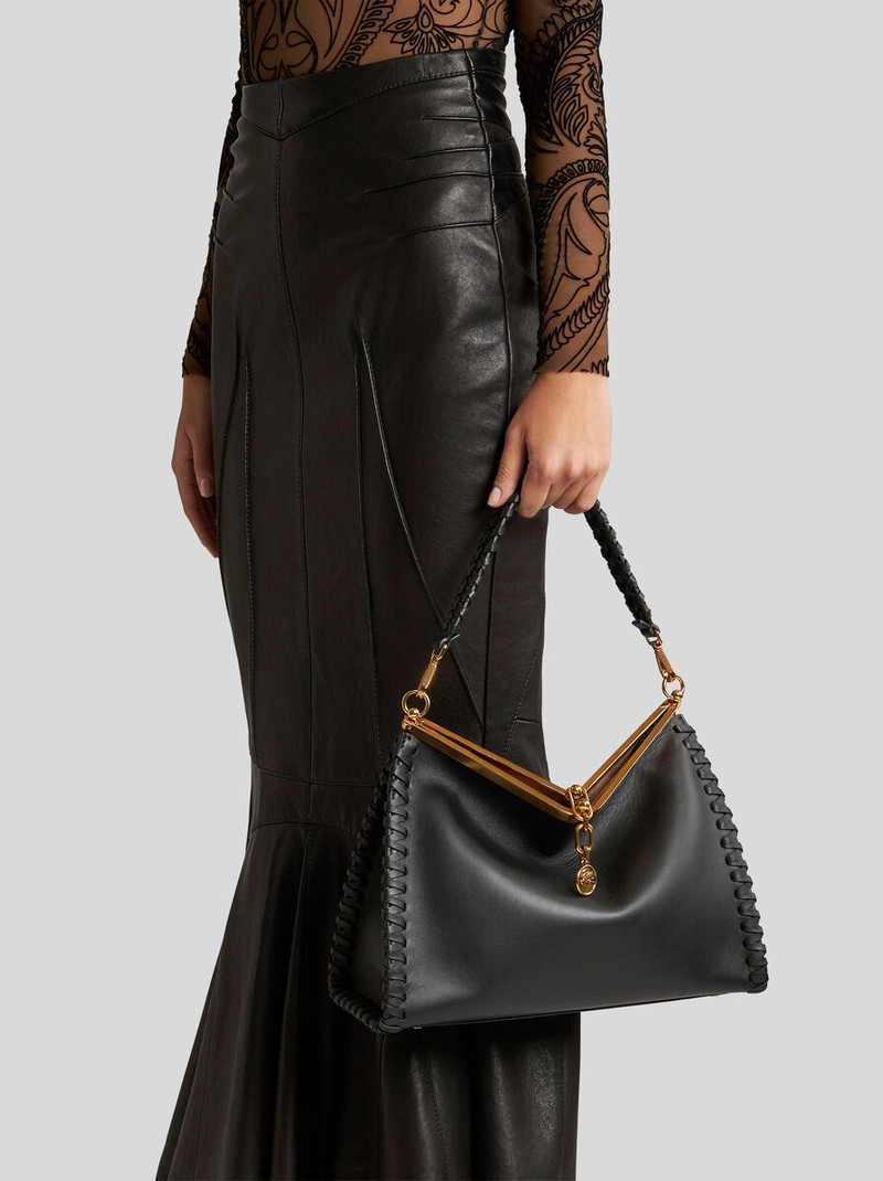 Etro LARGE VELA BAG WITH THREAD WORK outlook