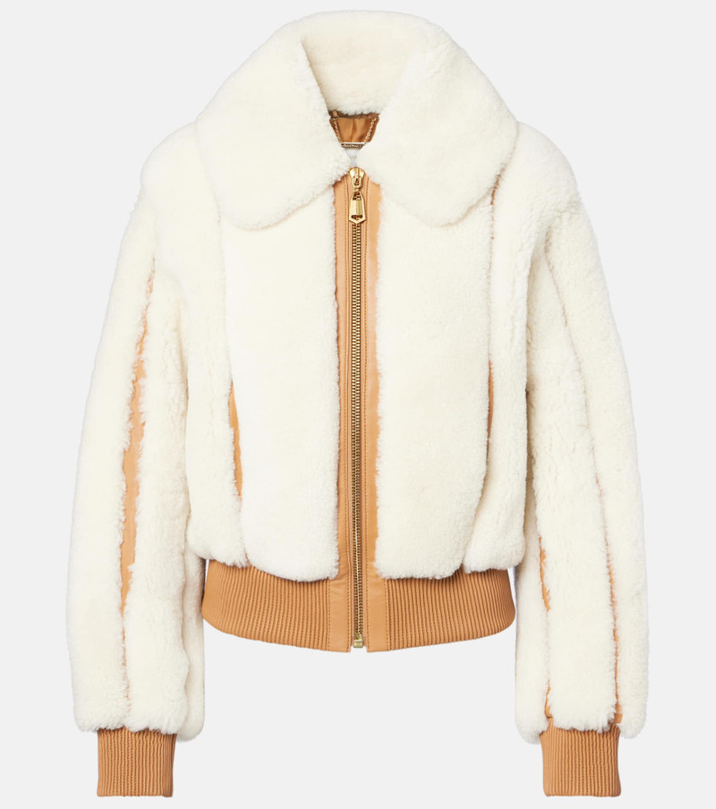 Story shearling bomber jacket 1