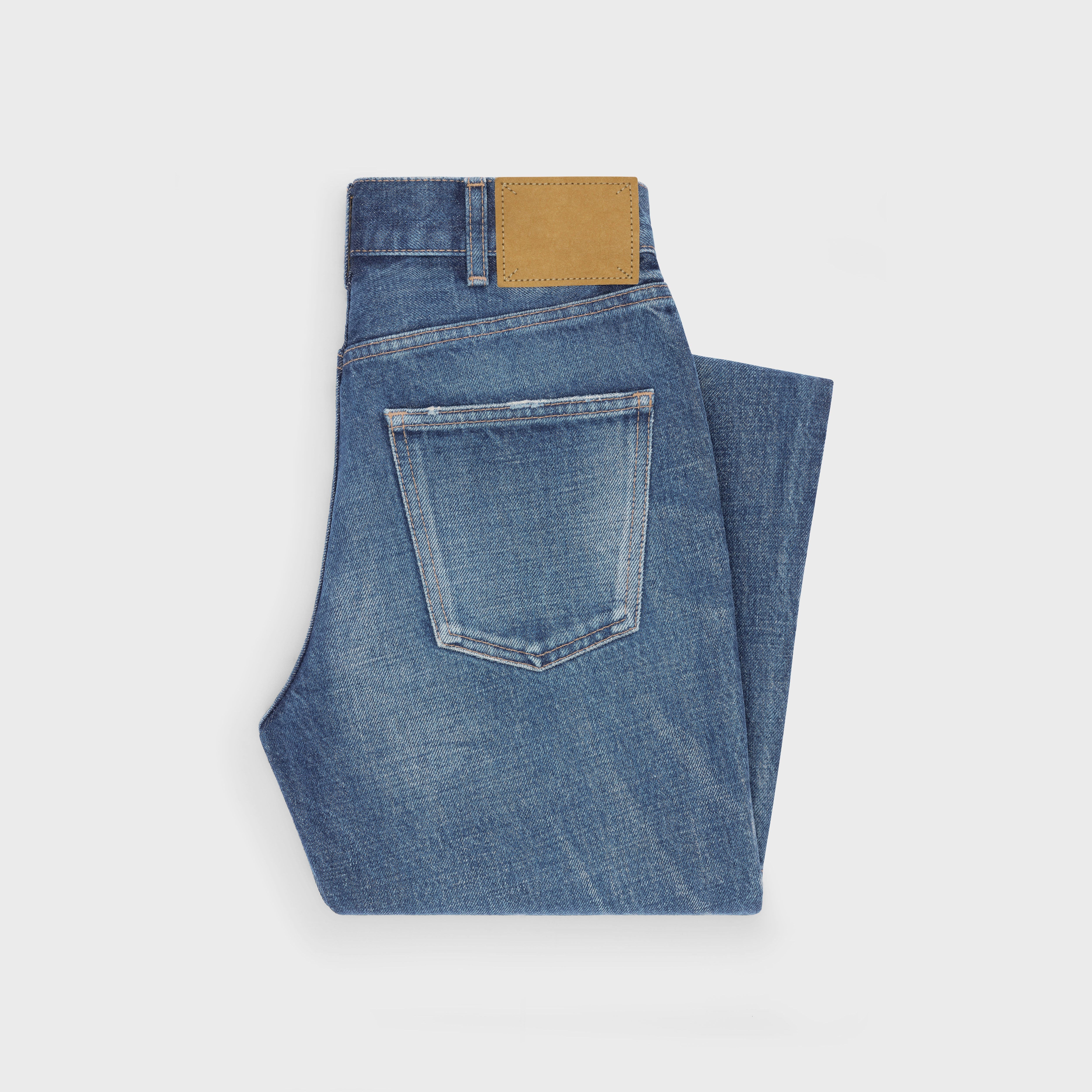 SLIM JEANS IN DARK UNION WASH DENIM - 2