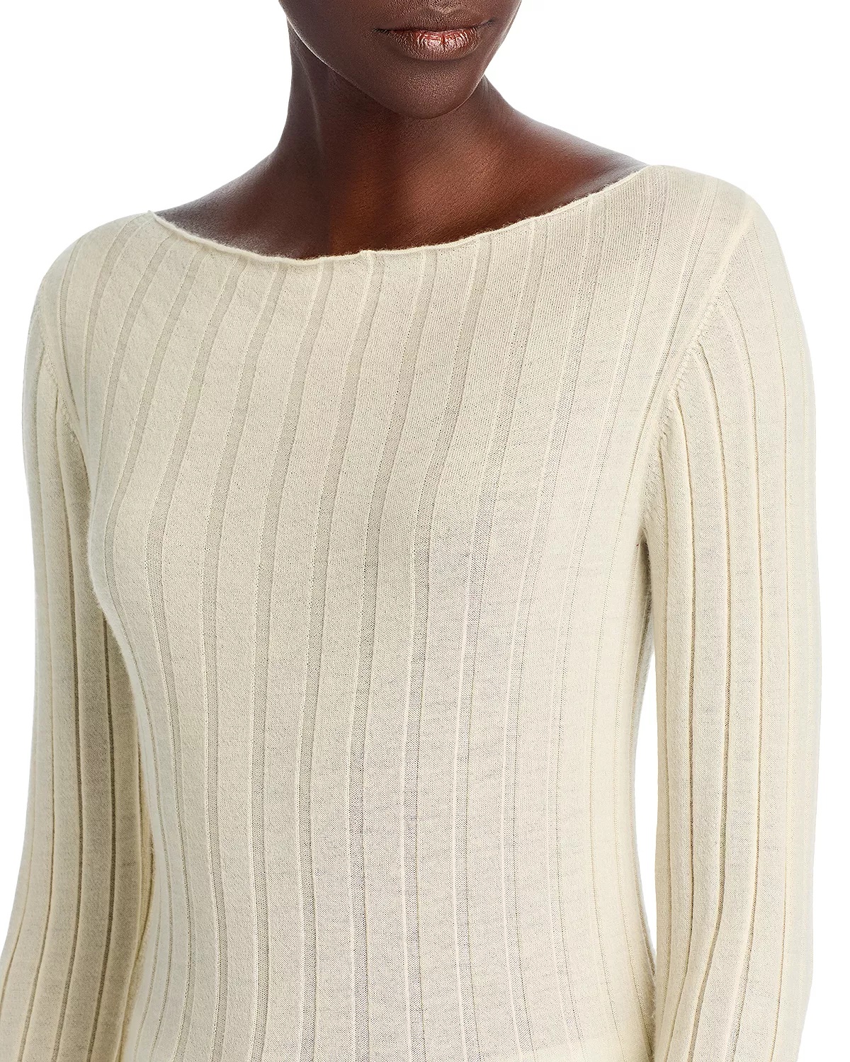Cashmere Ribbed Sweater - 4