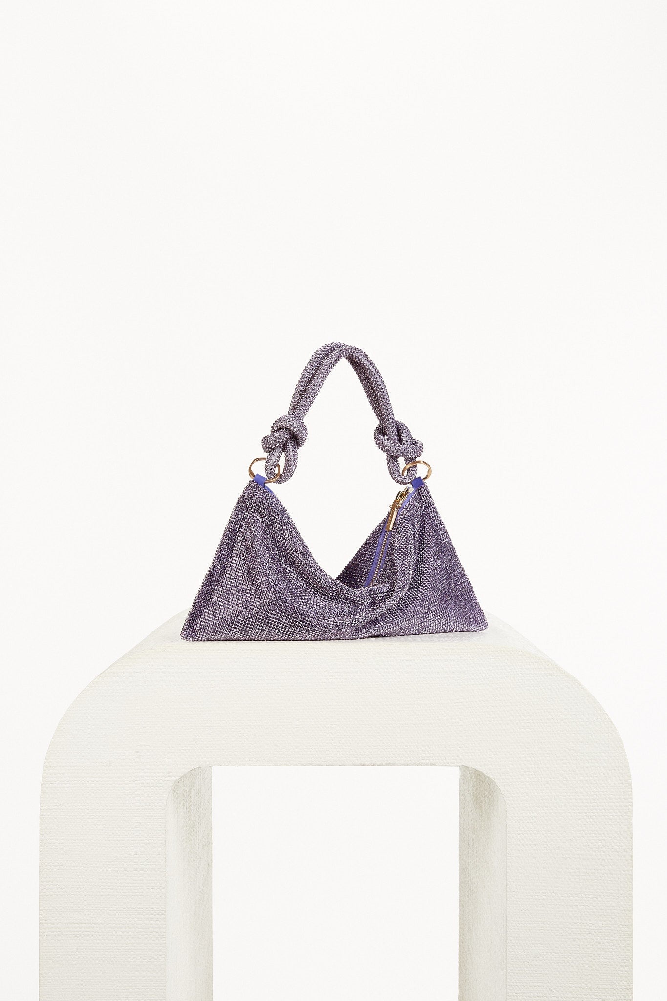 HERA NANO RHINESTONE SHOULDER BAG - 3