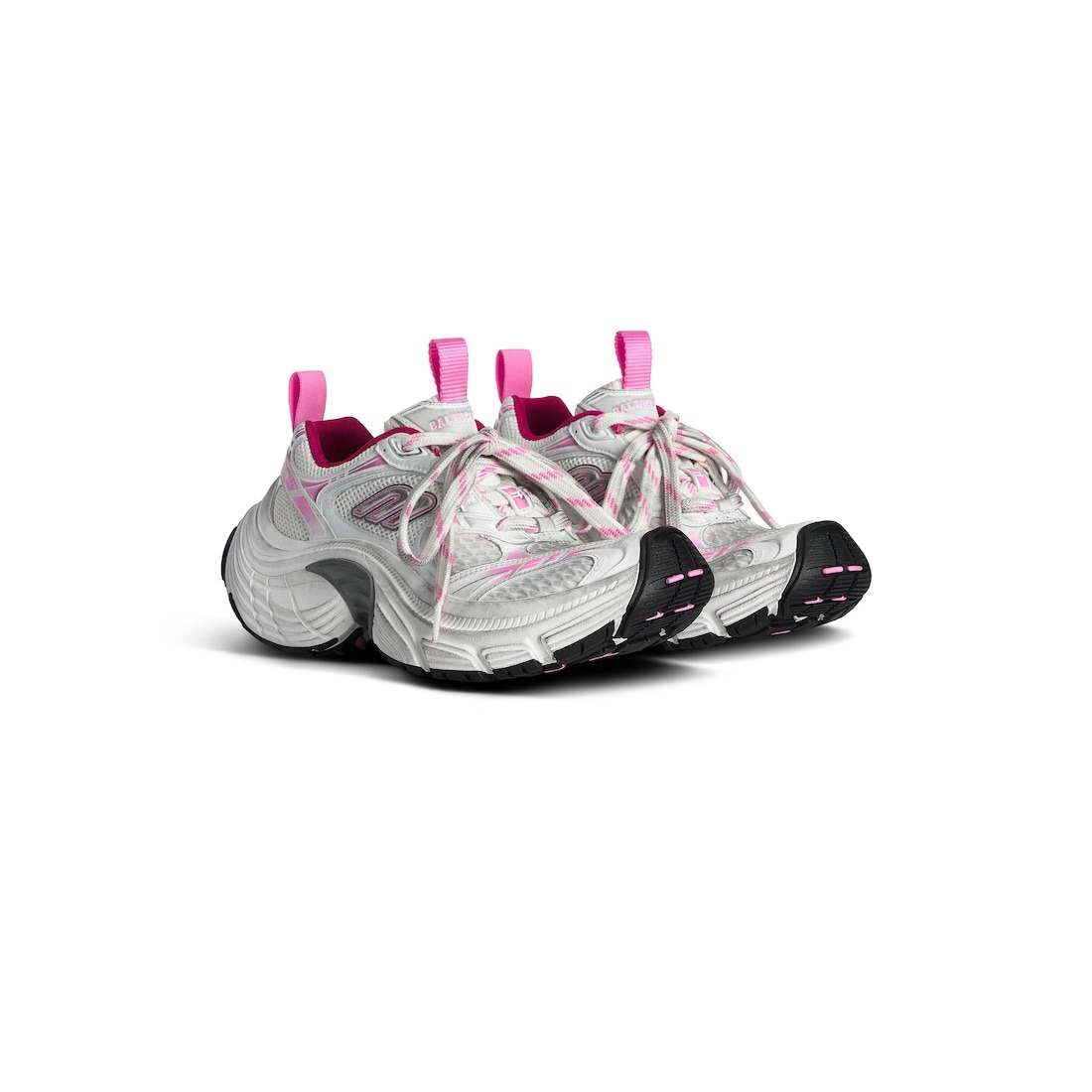Women's 6xl Sneaker in White/light Pink/grey/black - 2