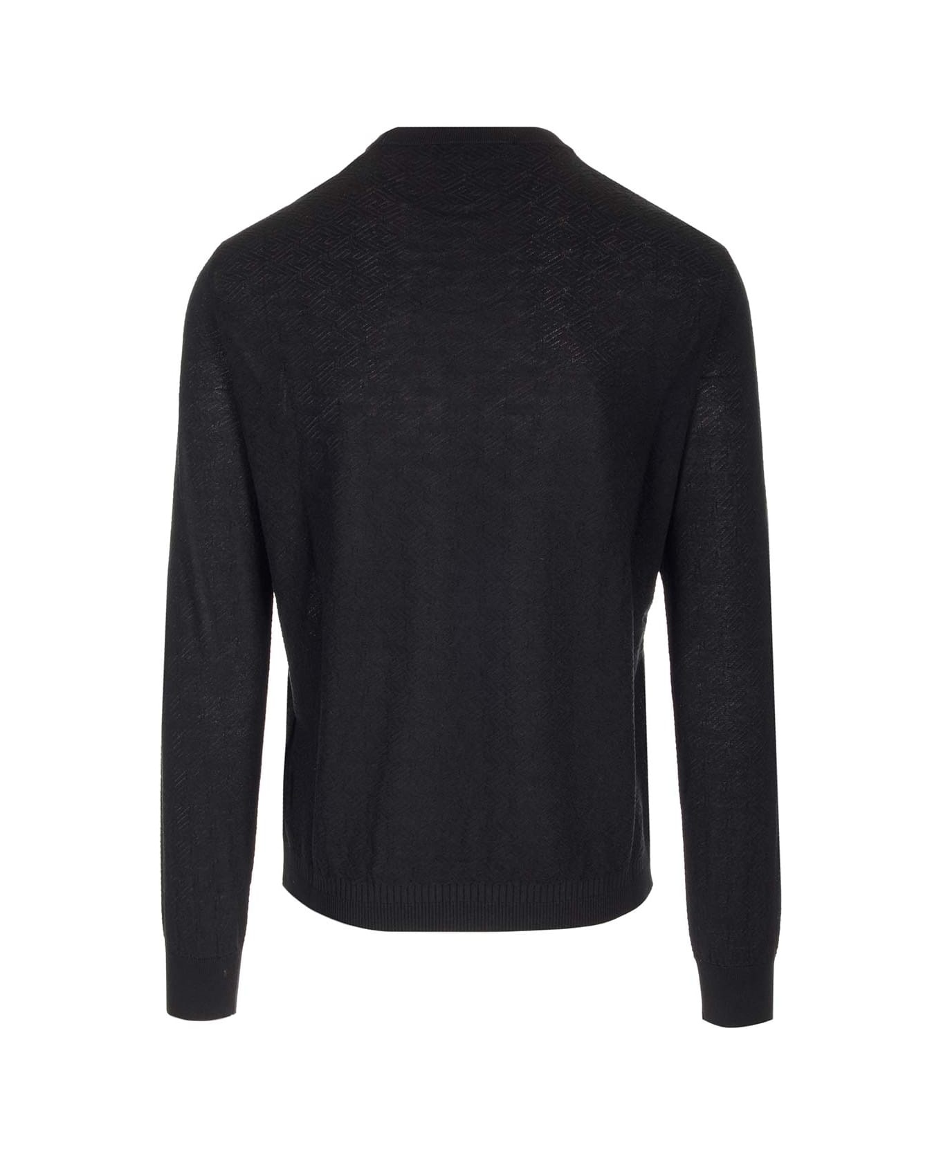 Black 'la Greca' Sweater - 2