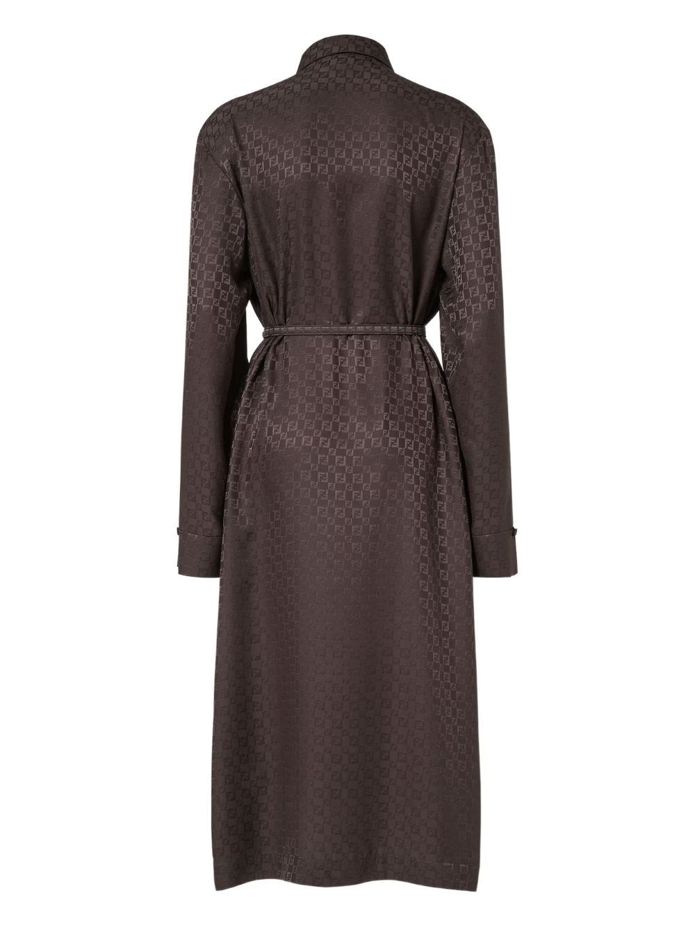 FF jacquard silk maxi dress - 2