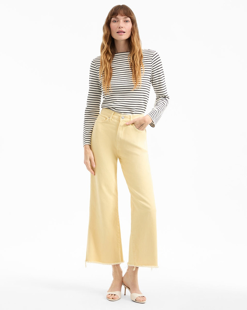 VERONICA BEARD TAYLOR CROPPED WIDE-LEG JEAN outlook