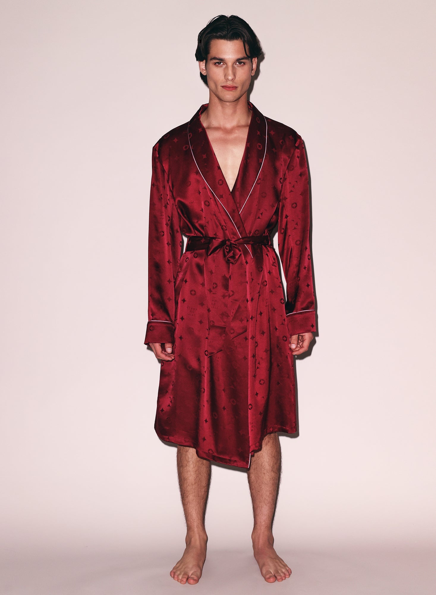 Silk Jacquard Robe - 3