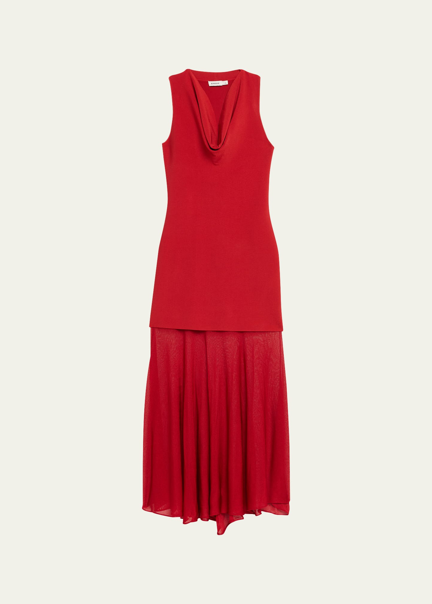 Xena Sleeveless Halter Maxi Dress - 1