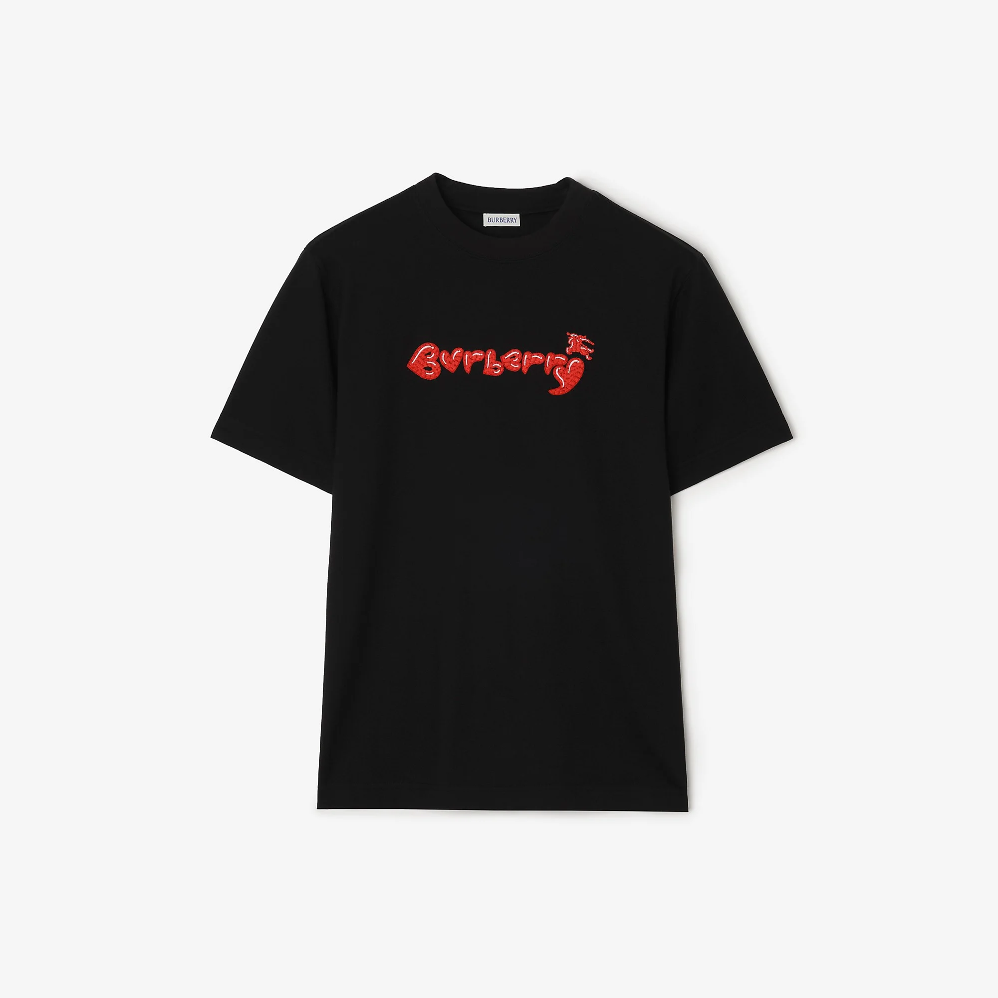 Heart Logo Cotton T-shirt - 1