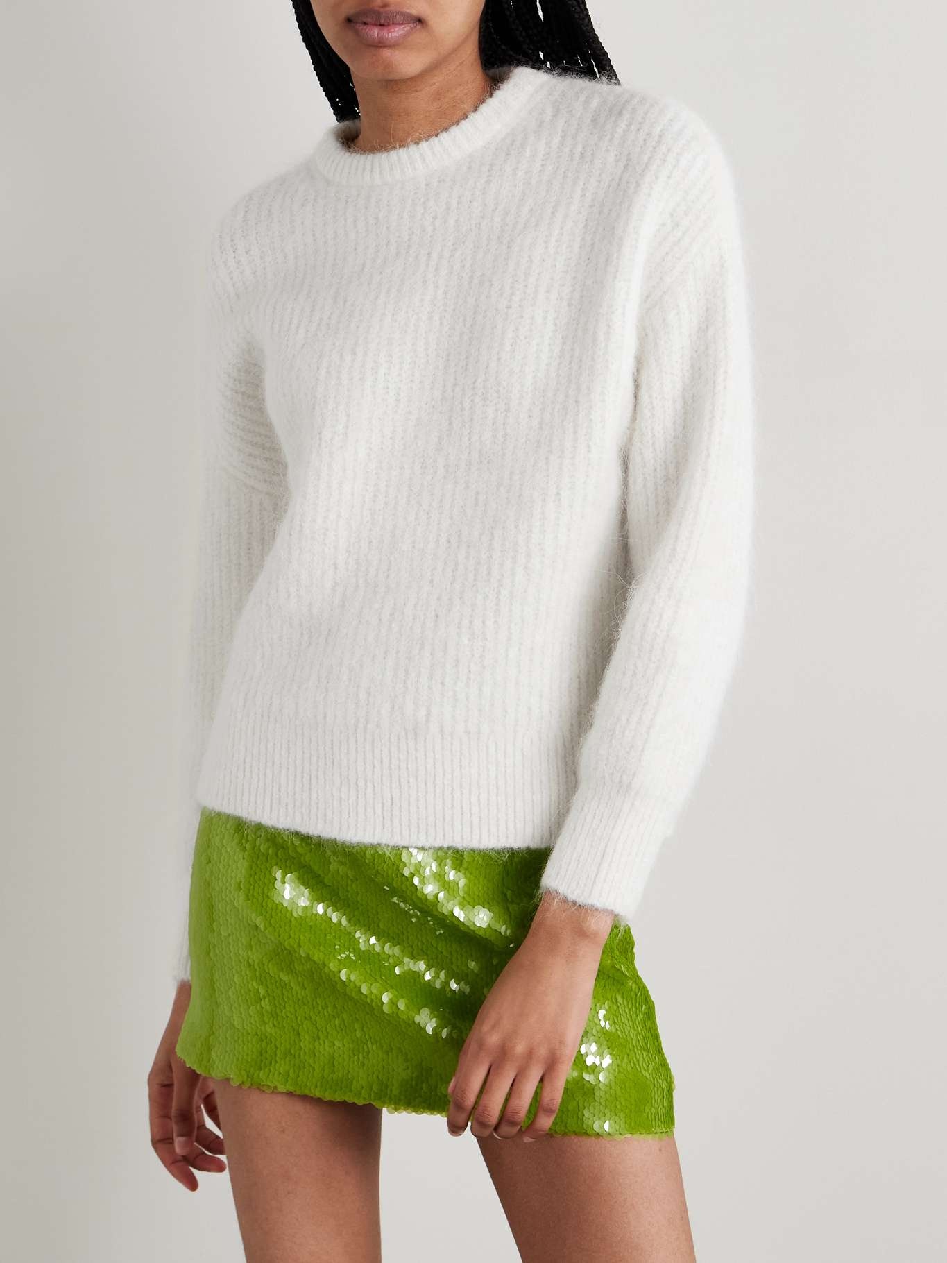 Sephia ribbed alpaca-blend sweater - 3