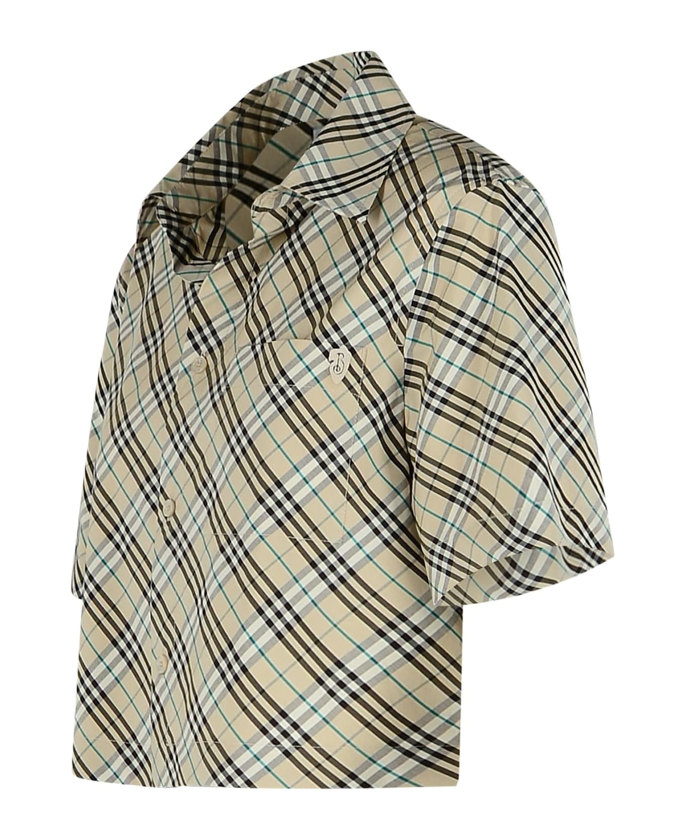 Cream Cotton Shirt - 2