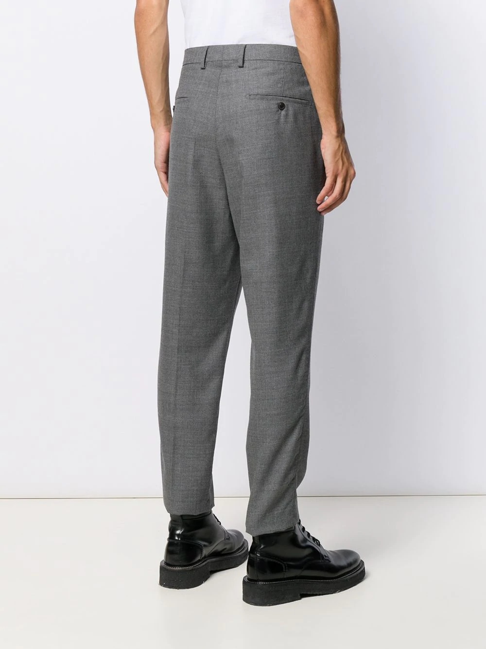 carrot fit tapered trousers - 4