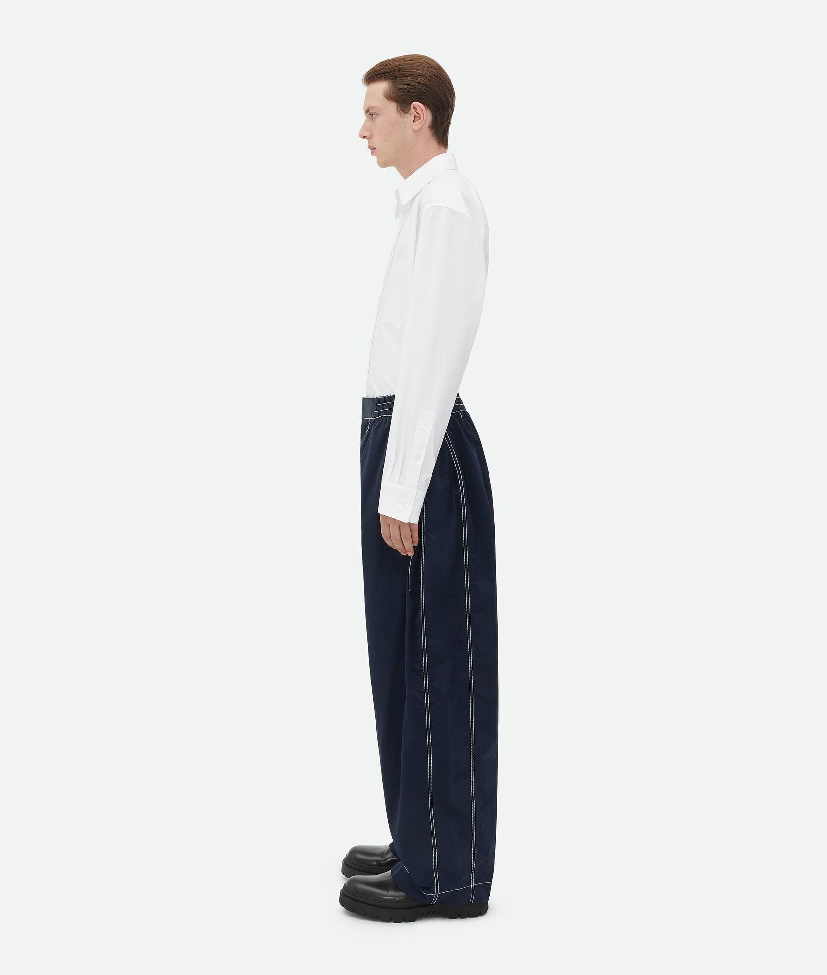 Elasticated Tech Nylon Trousers - 2