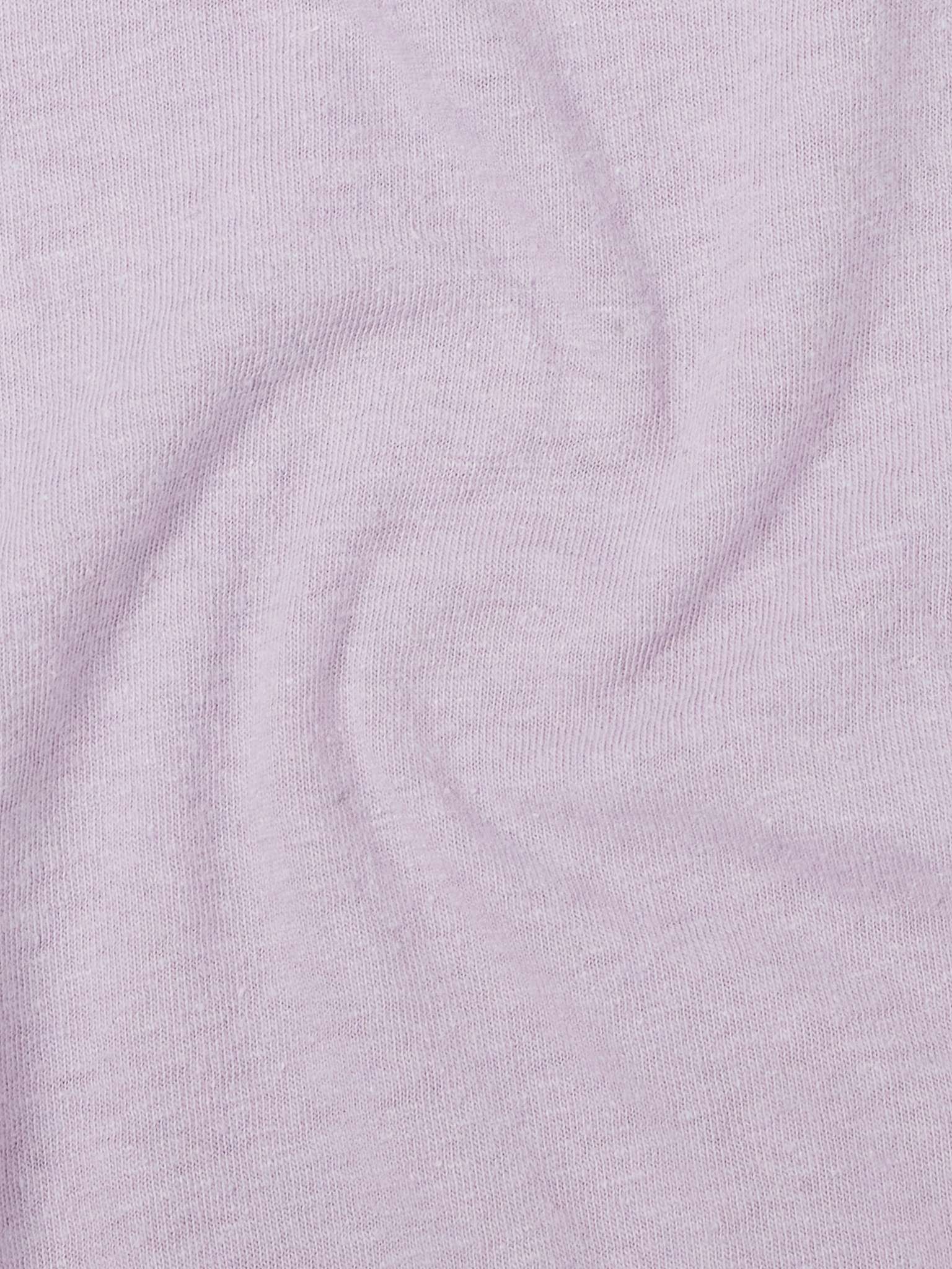 Printed Cotton and Linen-Blend Jersey T-Shirt - 5