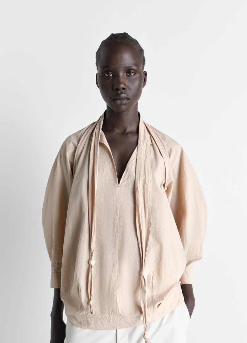 Lemaire BLOUSE WITH SCARF IN CREPE COTTON outlook