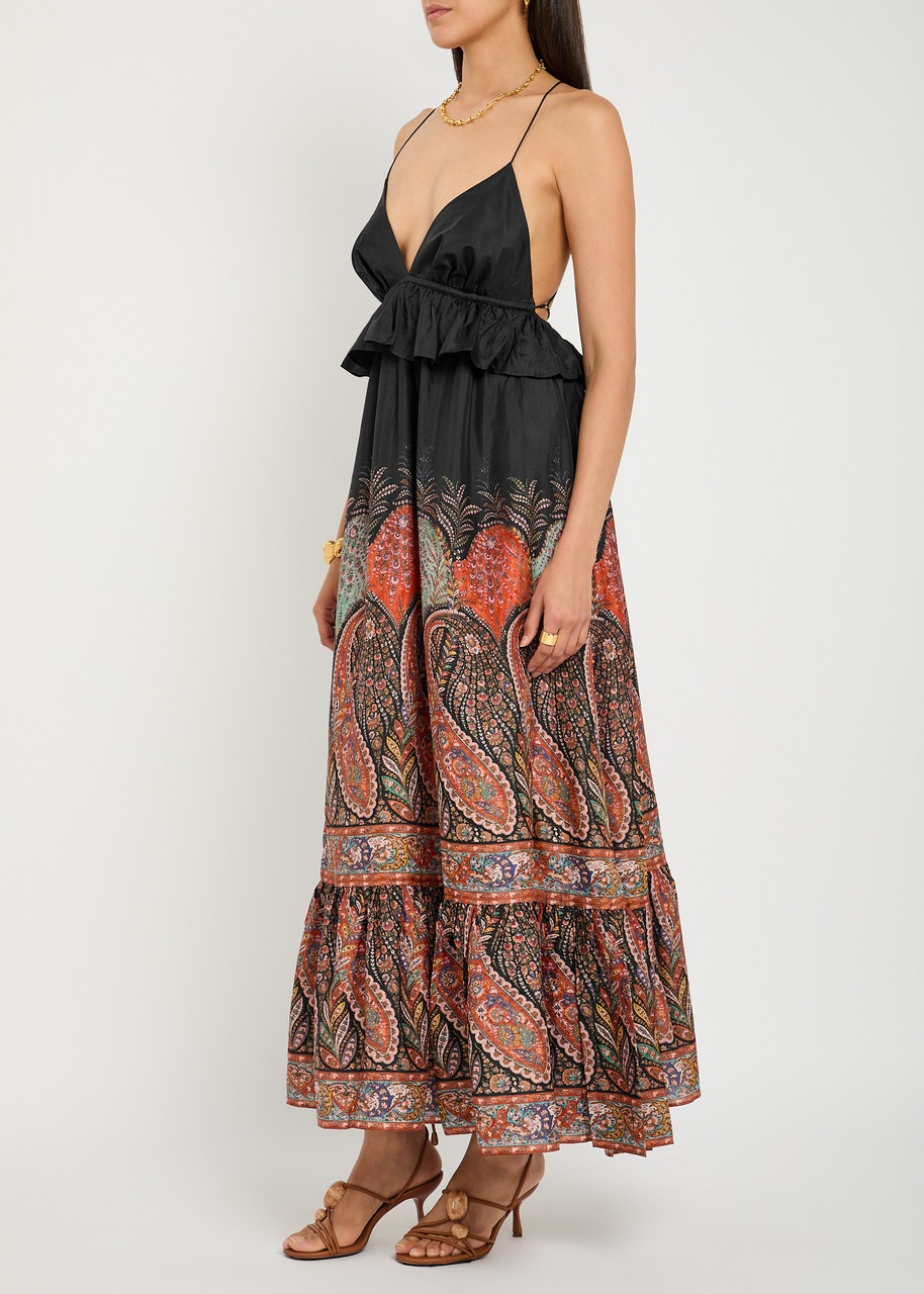 Zimmermann Rhiannon Printed Silk Maxi Dress - 2
