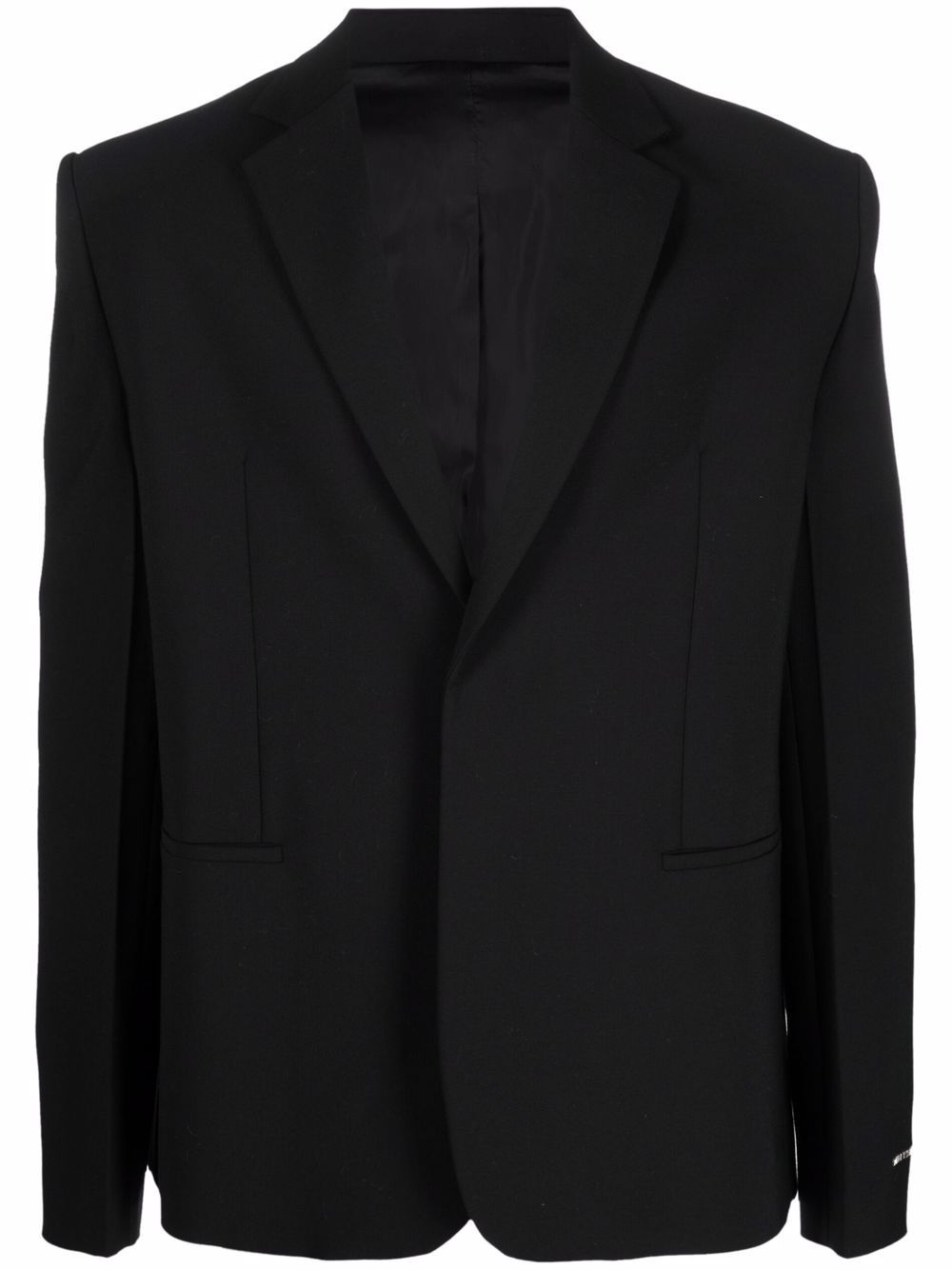 single-breasted tailored blazer - 1