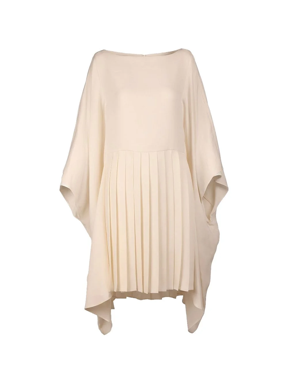 pleated asymmetric dress - 1