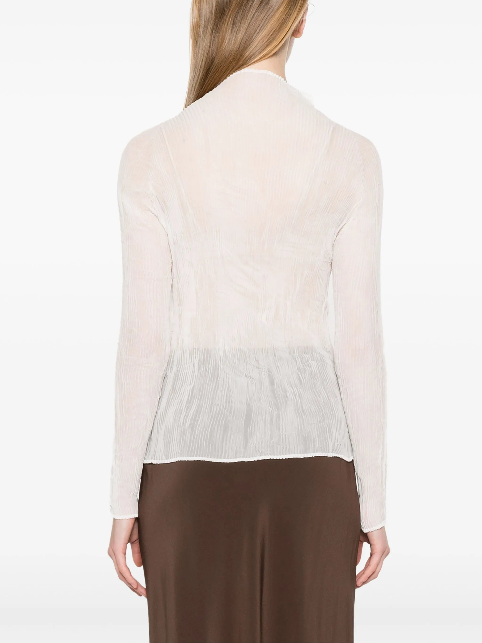 chiffon twist top - 4