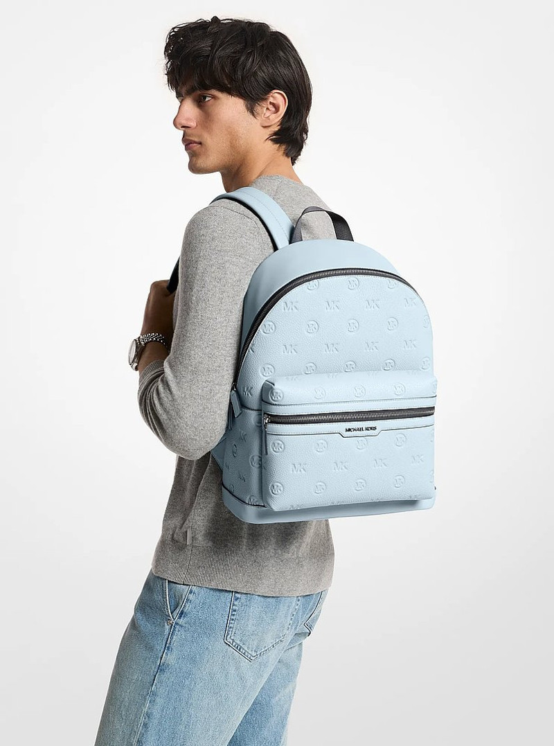 Cooper Medium Logo Debossed Dome Backpack 4