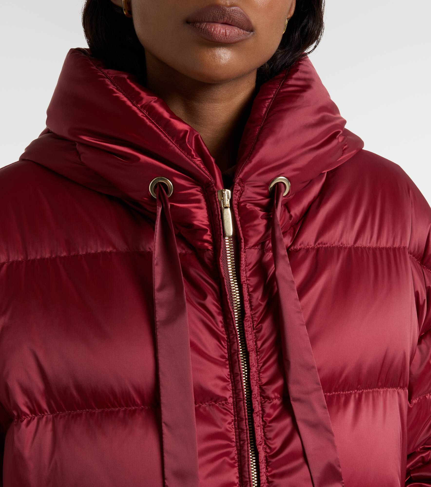 Felice hooded taffeta down jacket - 4