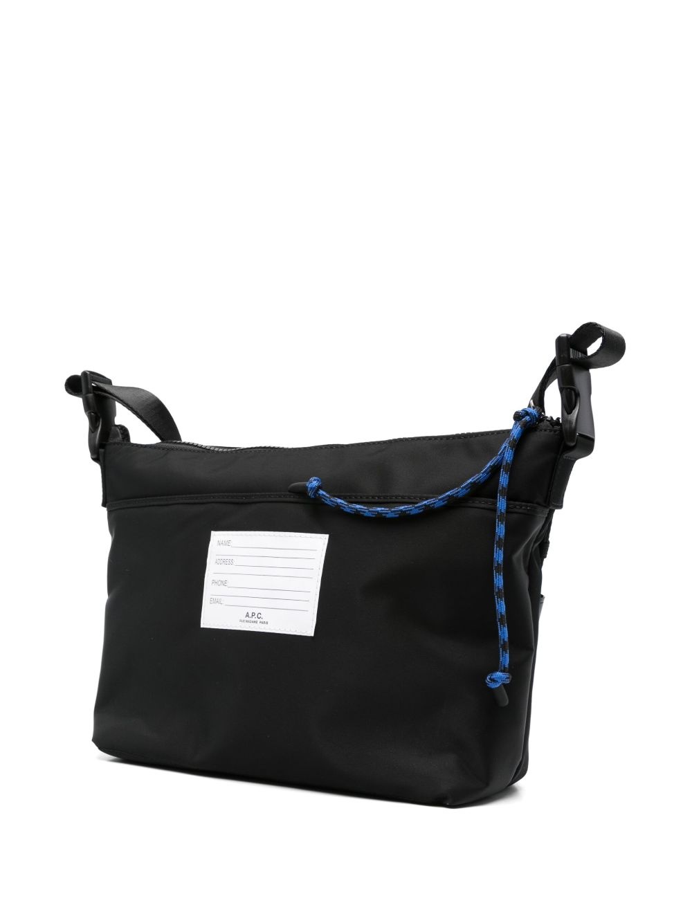 logo-print shoulder bag - 3