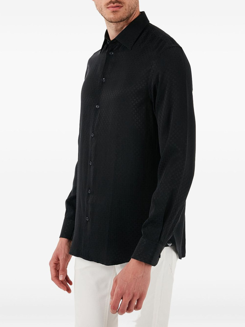 EMPORIO ARMANI buttoned pattern shirt outlook