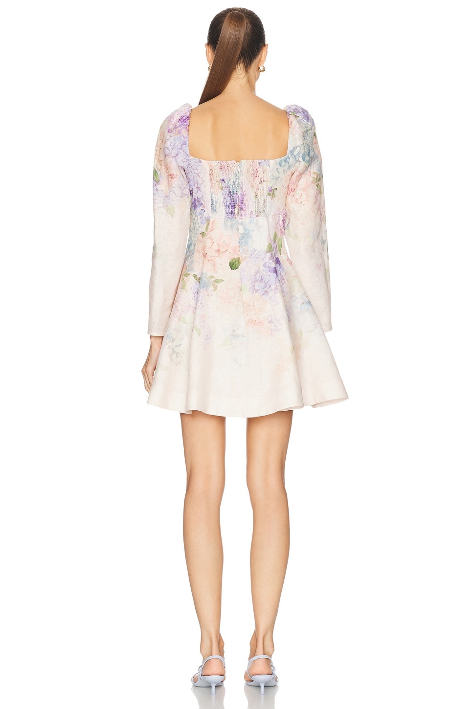 Dawning Puff Sleeve Mini Dress - 3