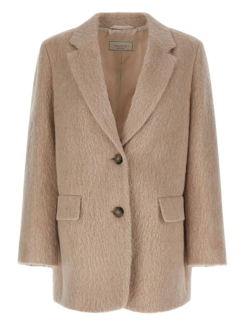 single-breasted flap-pocket blazer 1