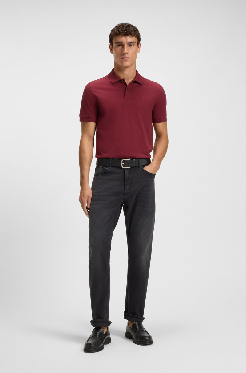 BOSS PALLAS POLO SHIRT IN COTTON PIQUÉ WITH LOGO DETAILS outlook