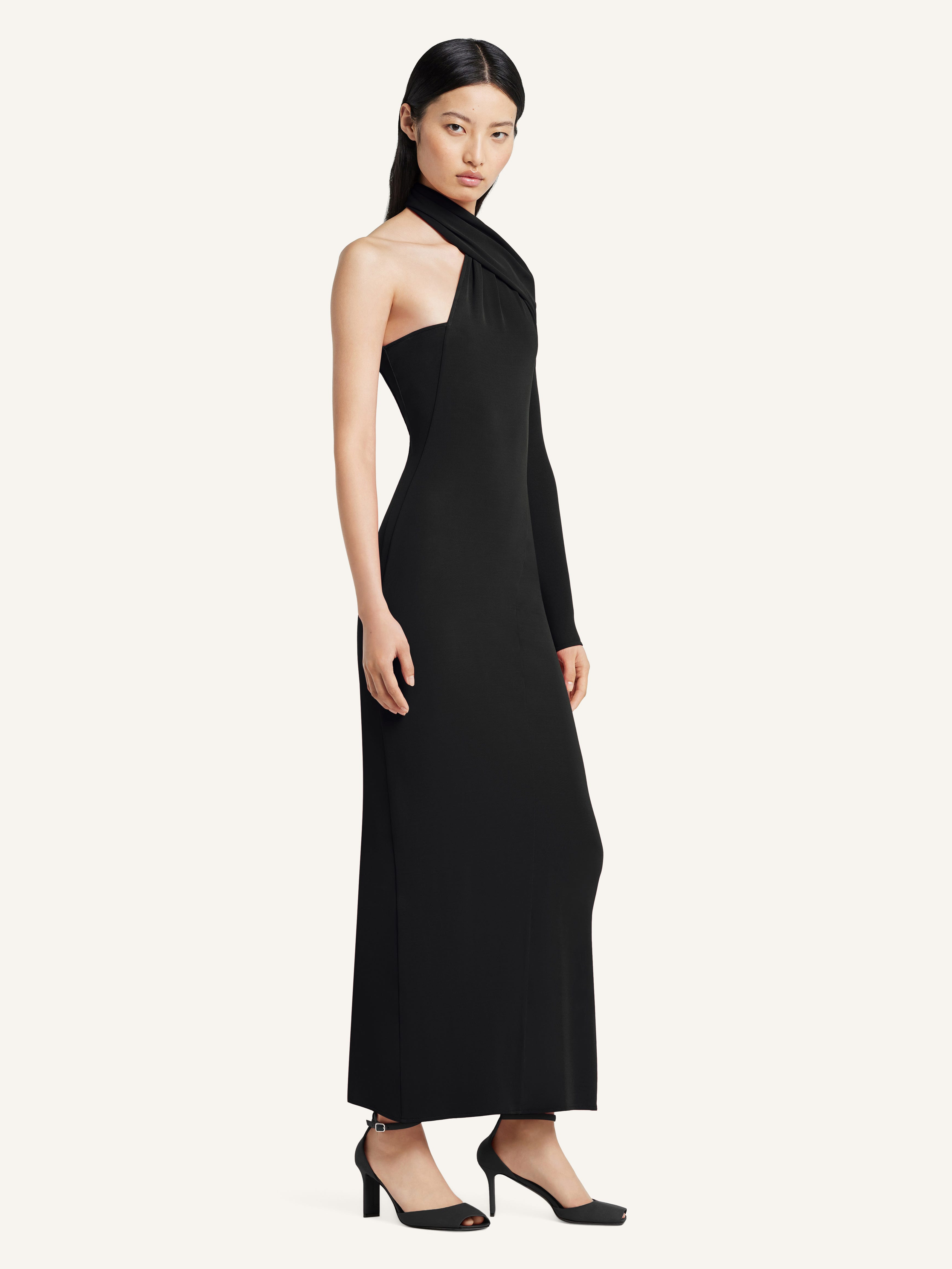 WRAPPED JERSEY DRESS - 3