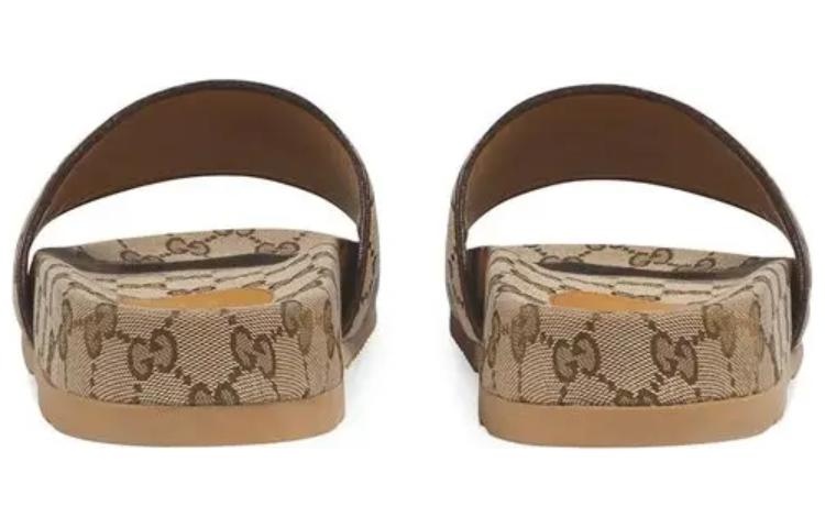Gucci GG Canvas Slide Sandal 'Beige Monogram' 624695-H6320-9763 - 5