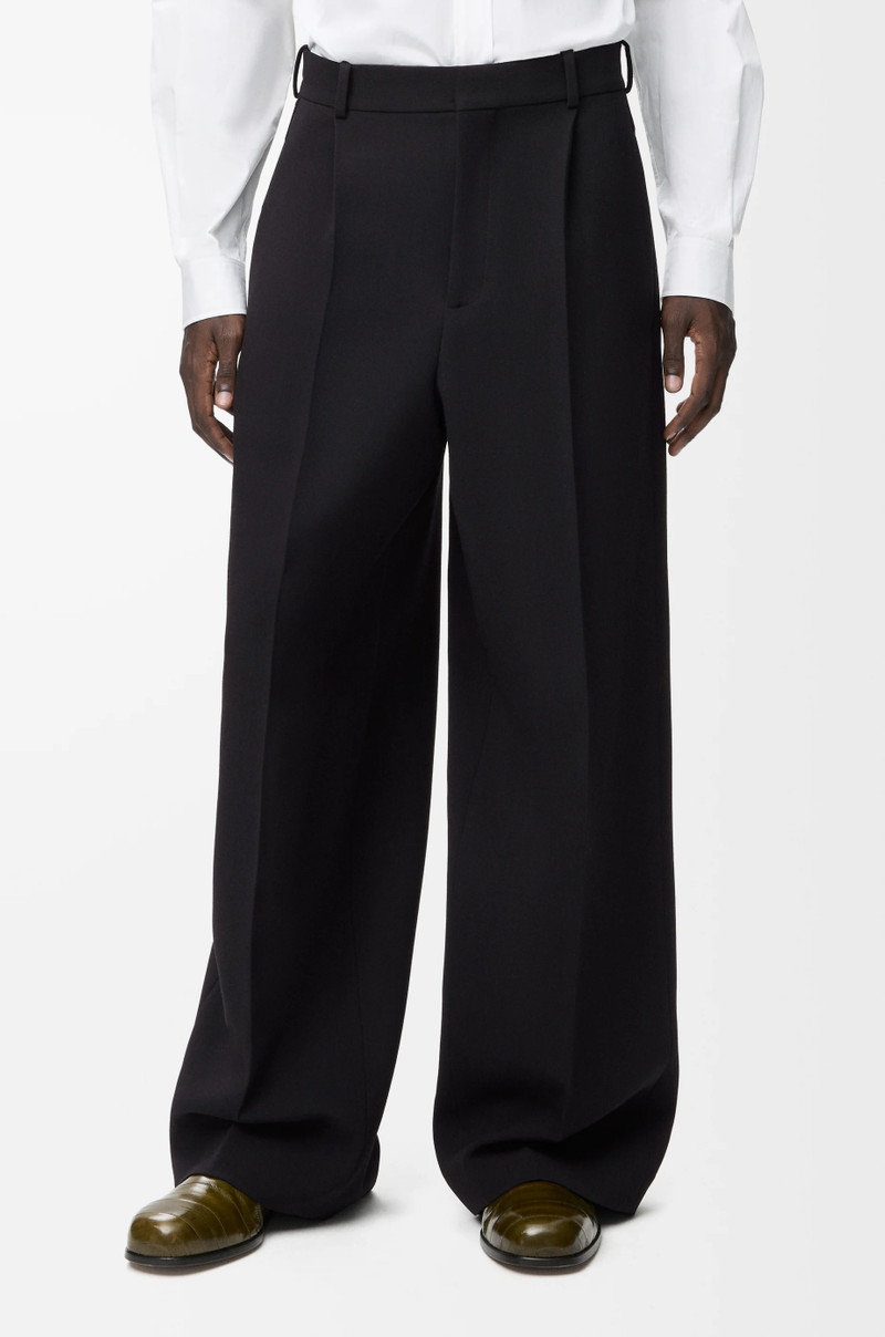 Wide leg trousers in wool 3