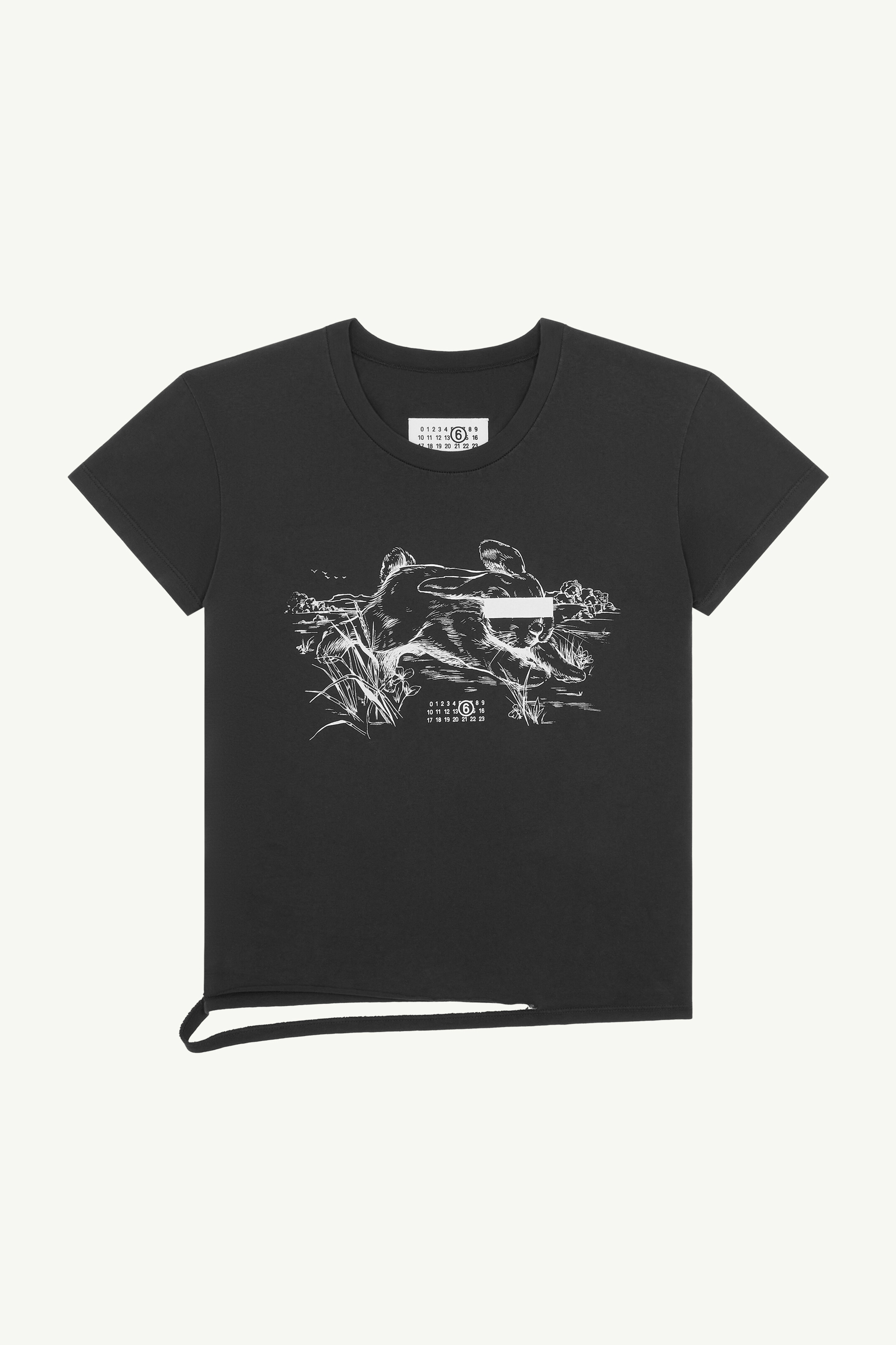 Rabbit Print T-shirt - 1