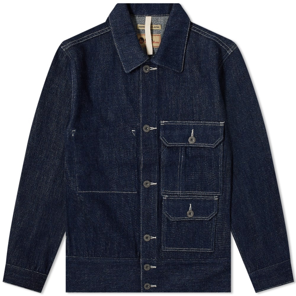 Nigel Cabourn Lybro Denim Hip Jacket - 1