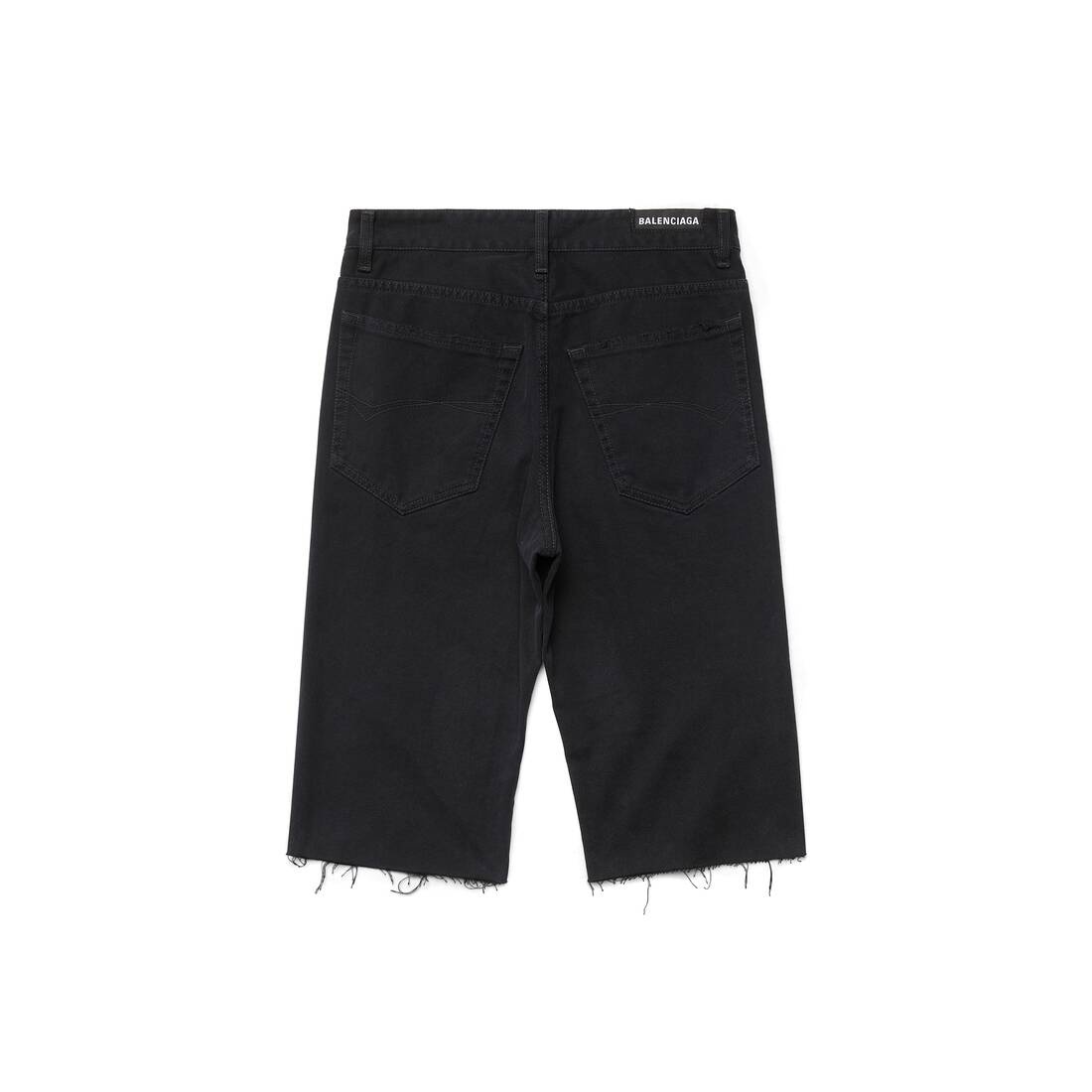 Slim Shorts in Black - 2