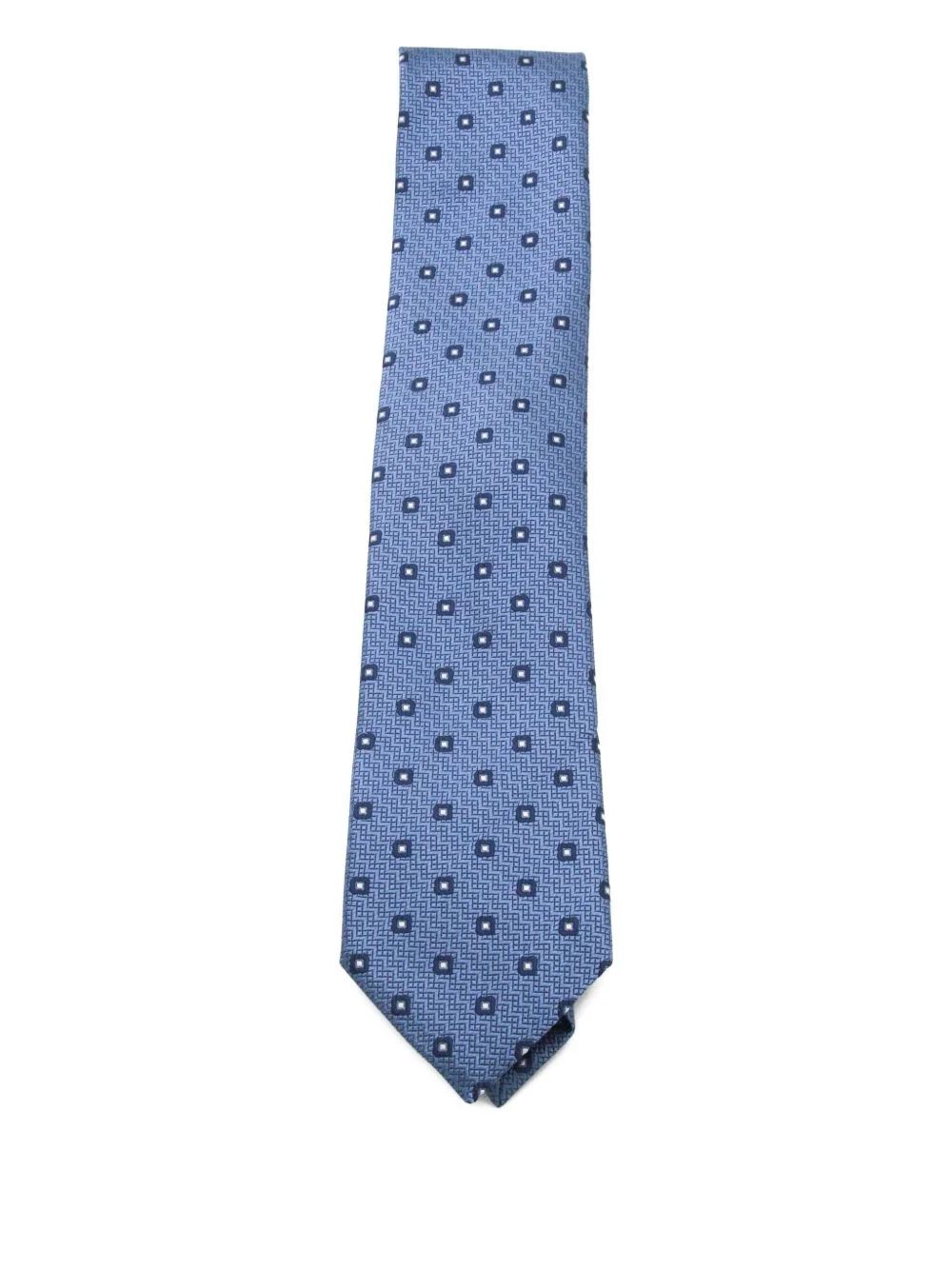 geometric-pattern tie - 1
