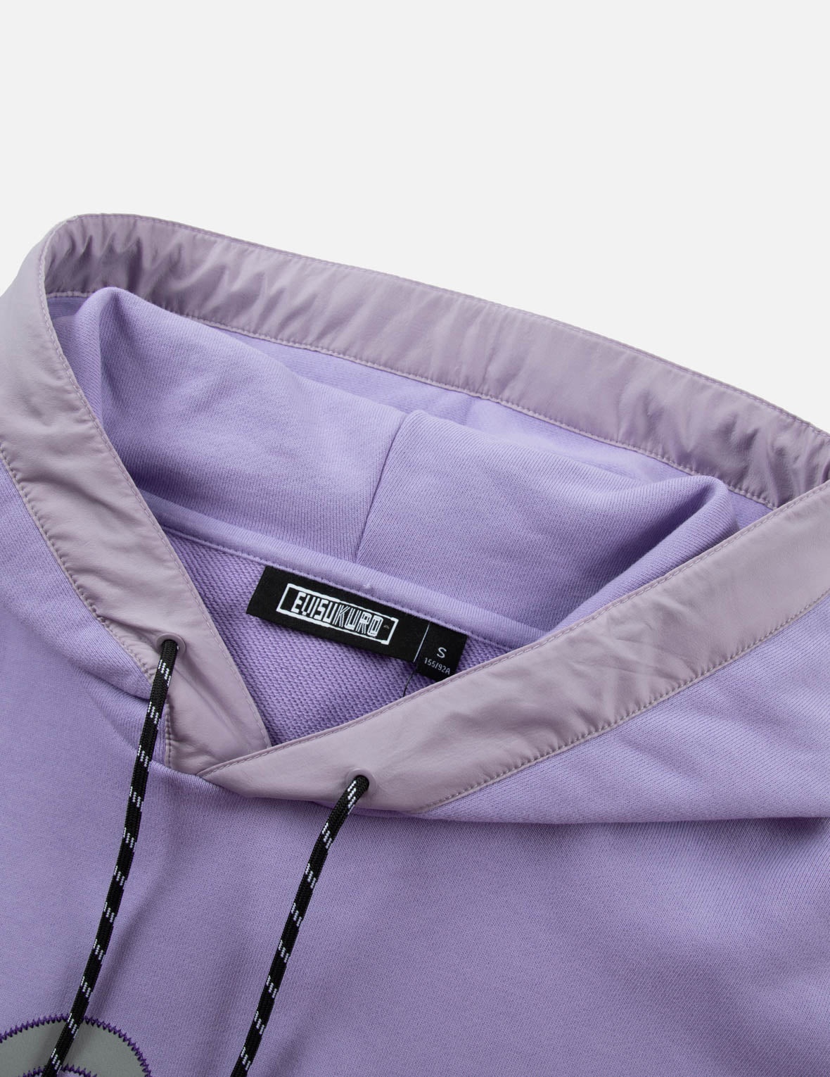 Seagull Print and Embroidery Loose Fit Hoodie - 11