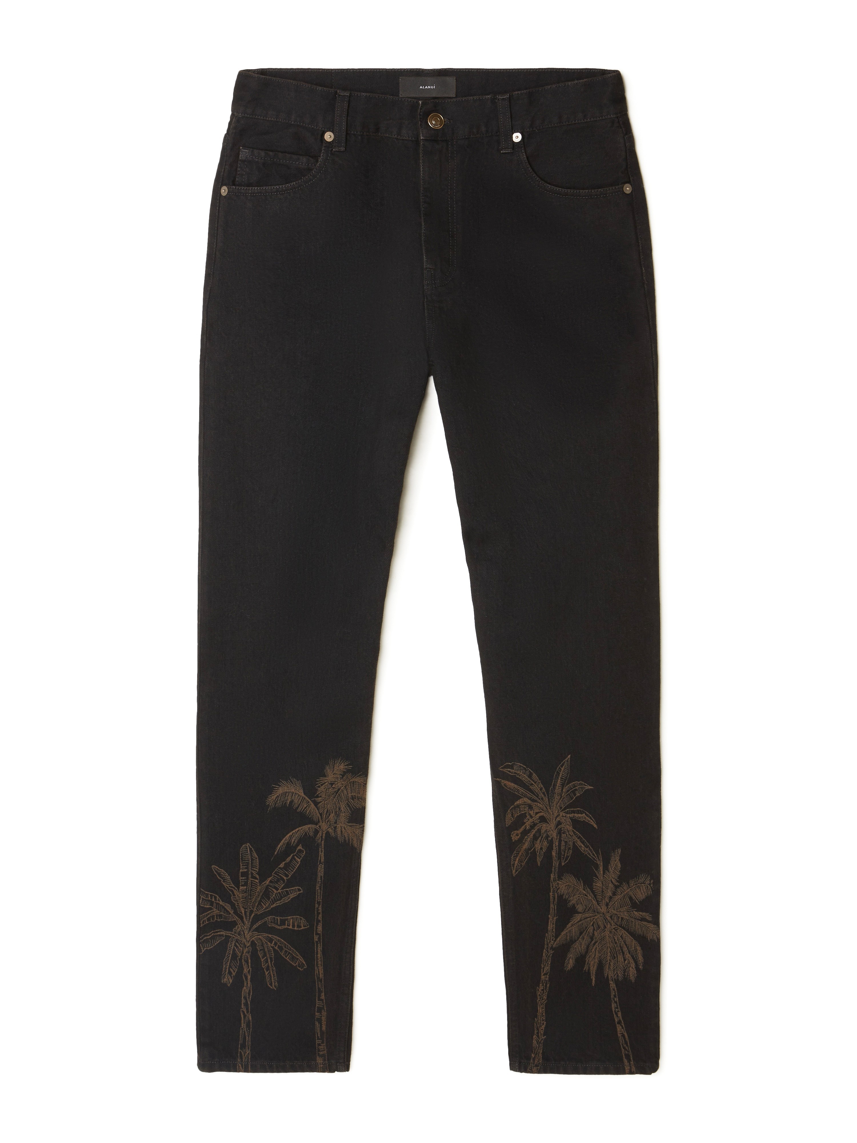 Jungle Toile De Jouy Denim Pants - 1