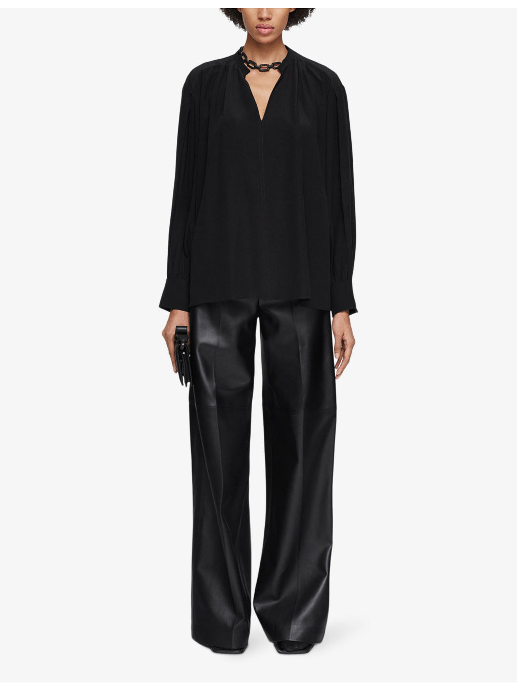 Blondel relaxed-fit silk crepe-de-chine blouse - 2