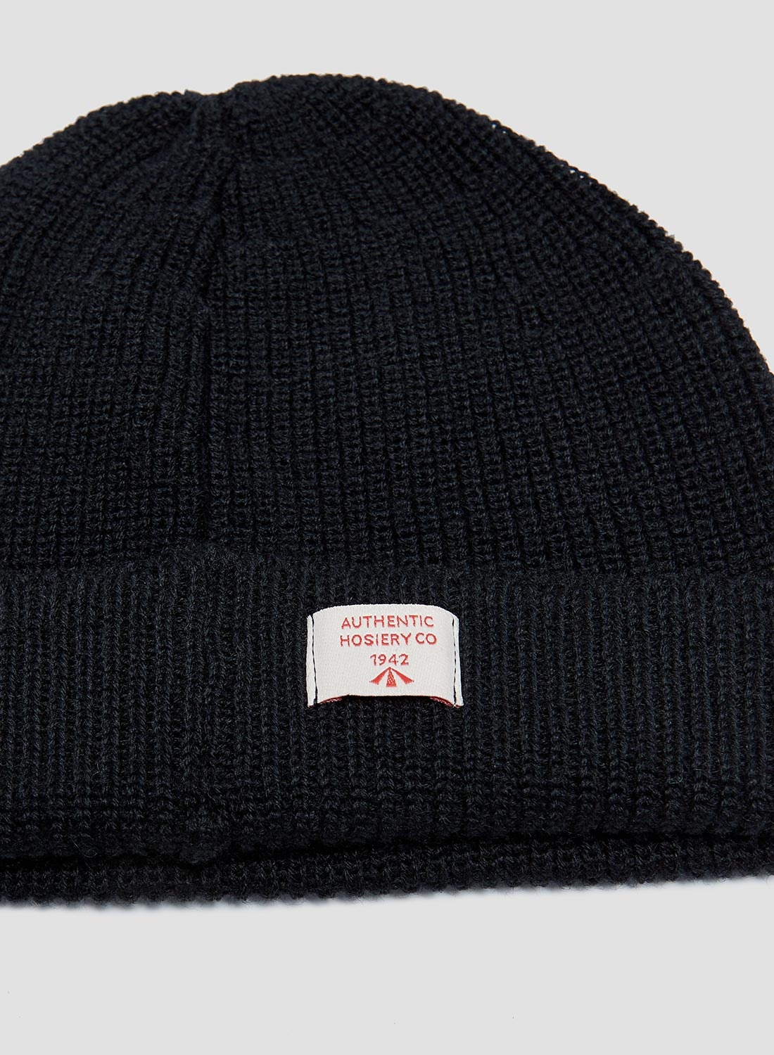 Solid Beanie in Black - 2