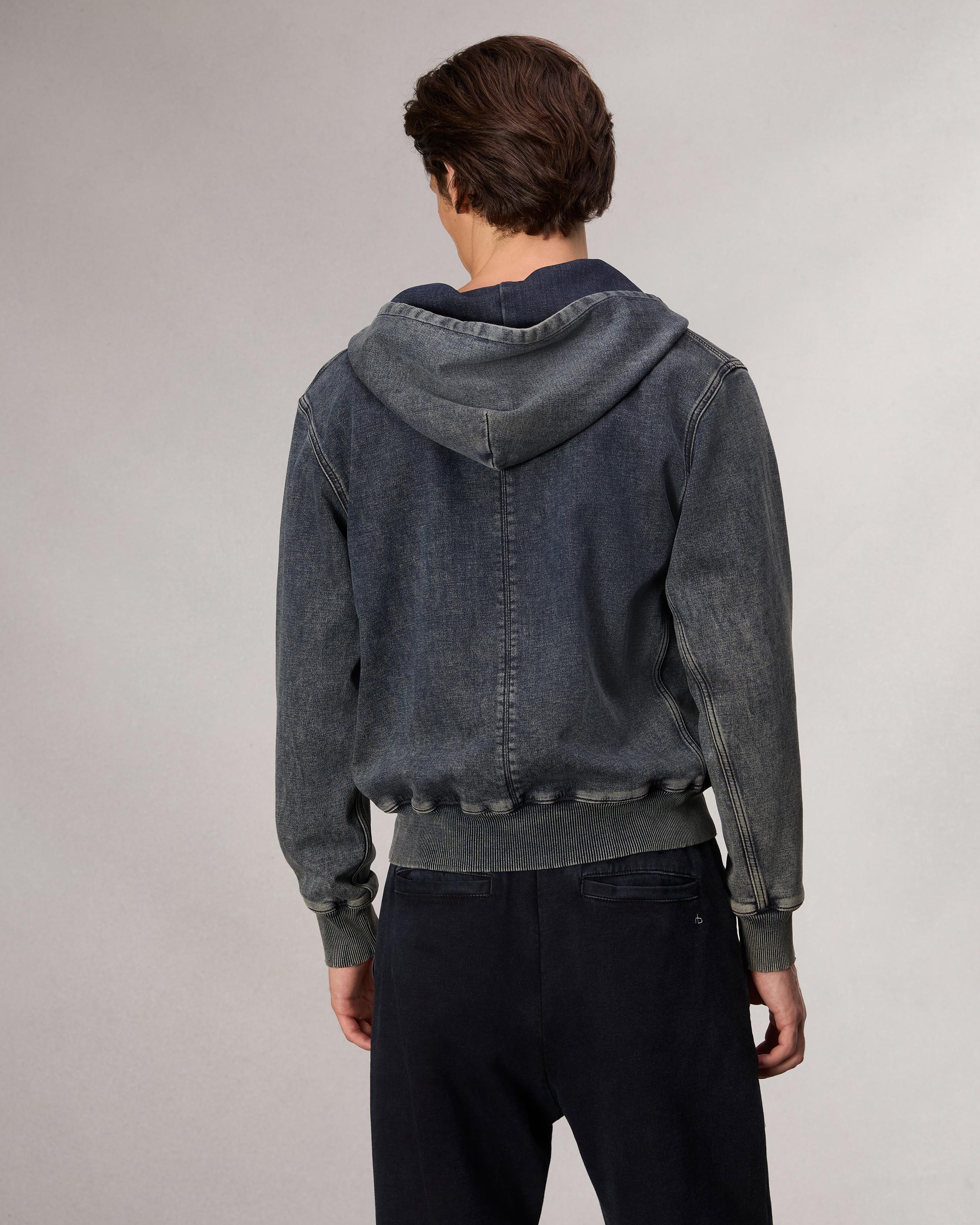 rbSTRIDE Denim Zip Hoodie - 5