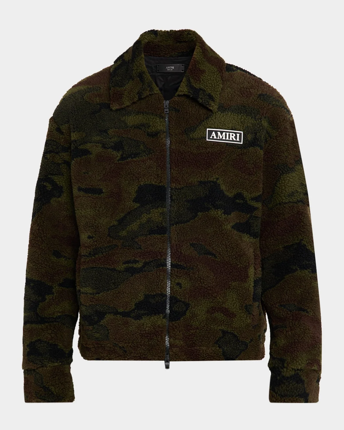 Men's Camouflage Fleece Full-Zip Blouson - 1
