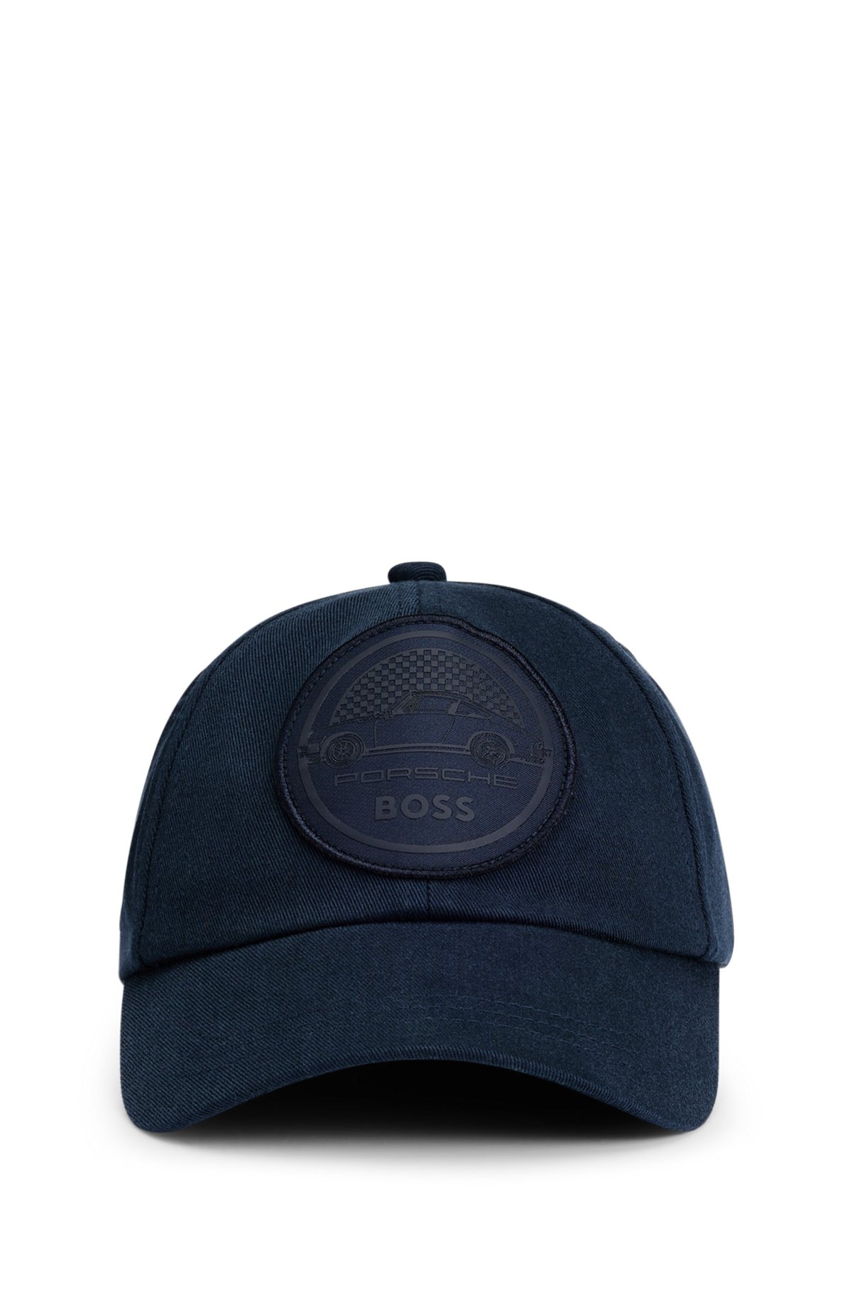 PORSCHE X BOSS COTTON-TWILL CAP WITH DUAL-BRANDED PATCH - 2