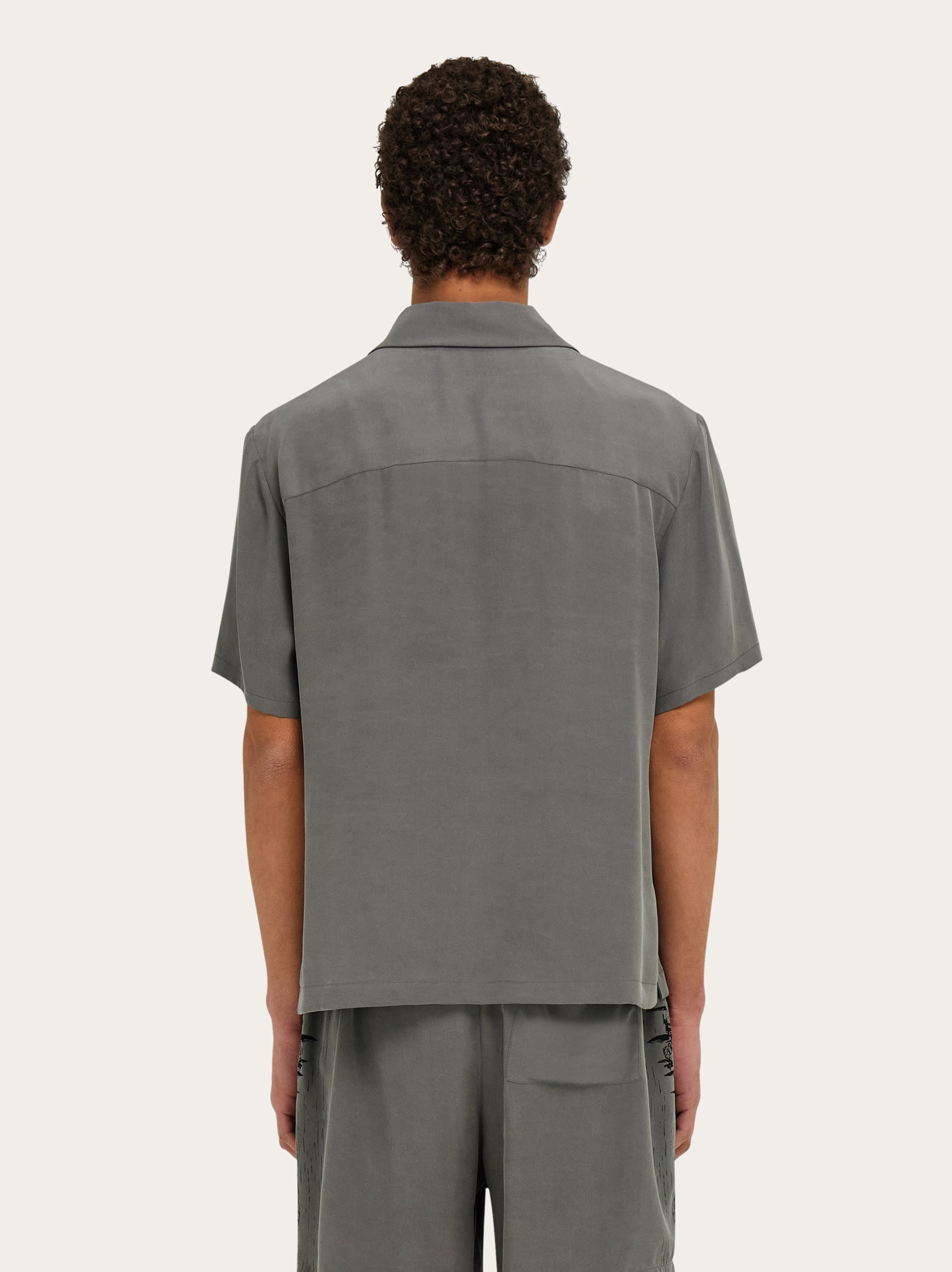 Back to Earth - Tuscany print silk shirt - 3